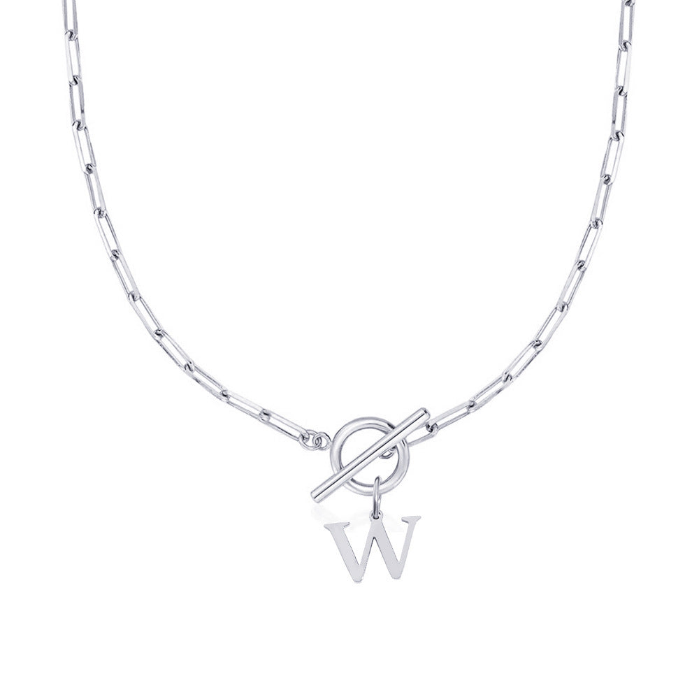 Circle Lock Clasp Necklace