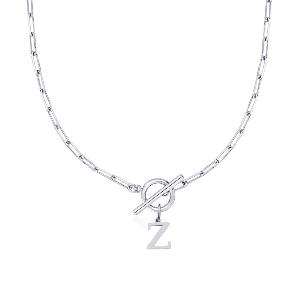 Circle Lock Clasp Necklace