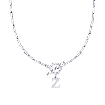 Circle Lock Clasp Necklace