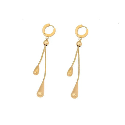 Adjustable Lariat Droplet Necklace