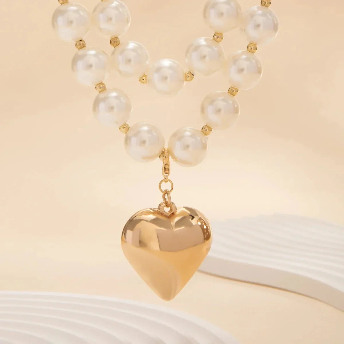 Pearl Heart Necklace