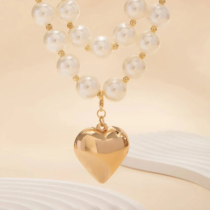 Pearl Heart Necklace