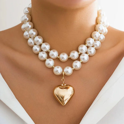 Pearl Heart Necklace