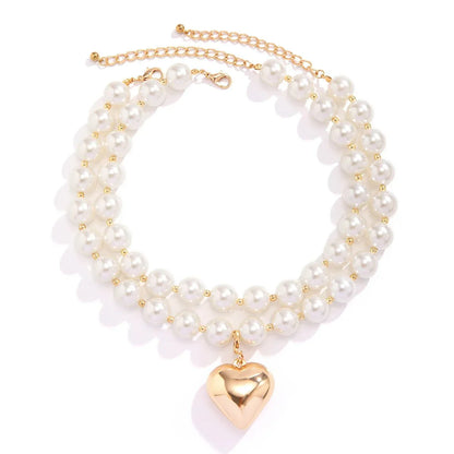 Pearl Heart Necklace