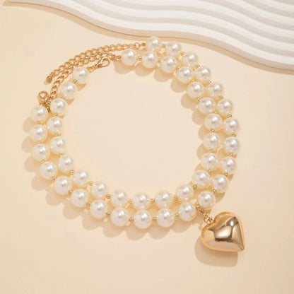 Pearl Heart Necklace