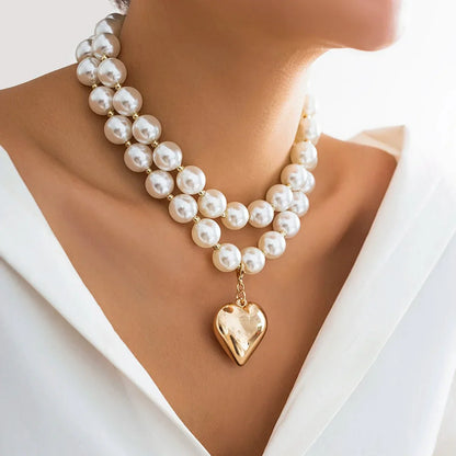 Pearl Heart Necklace