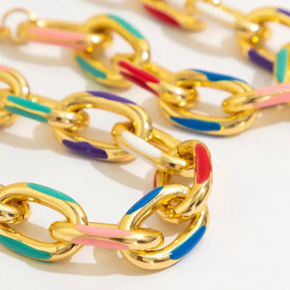 Colorful Chain Jewellery Set