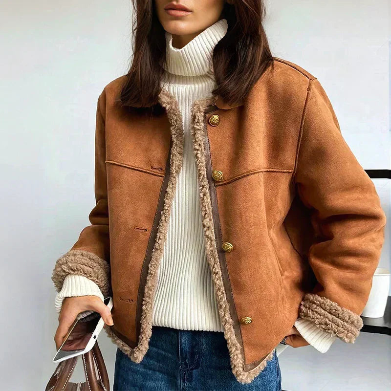 Rosalie Elegant Shearling Jacket