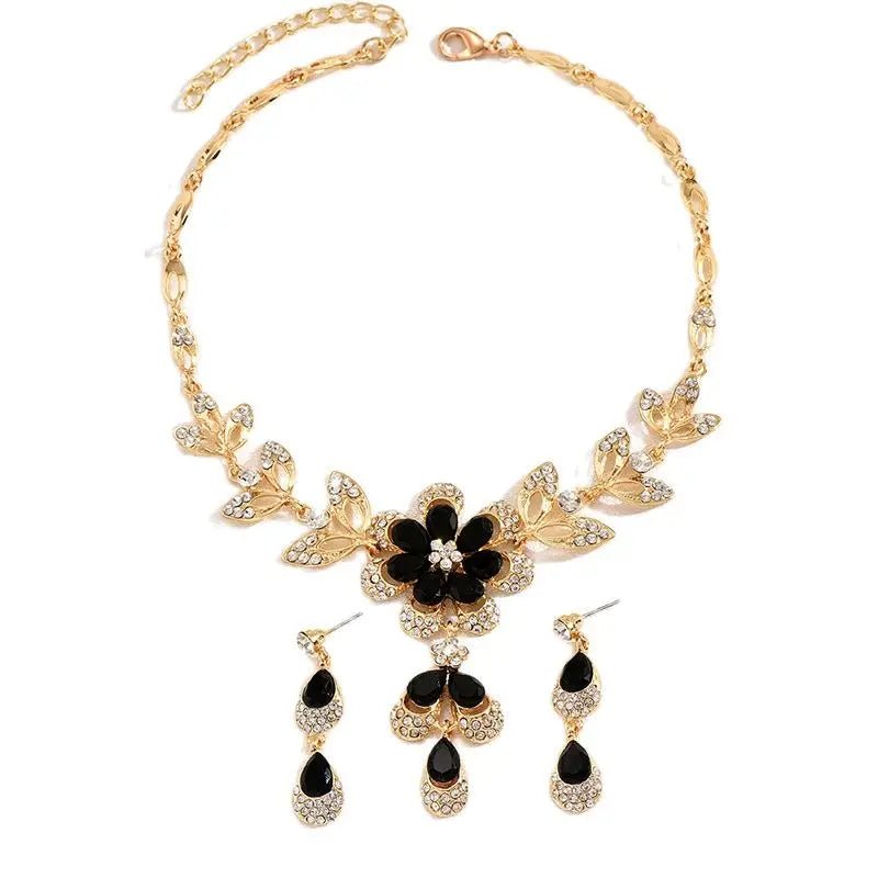 Floral Diamond Jewellery Set