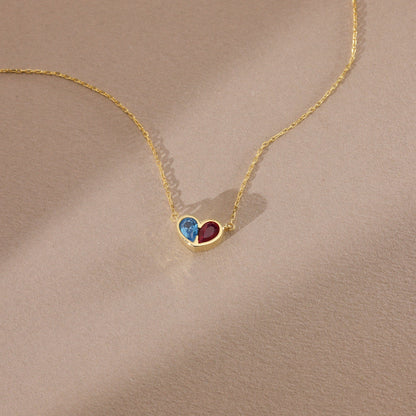 Eternal Birthstone Heart Jewellery Set