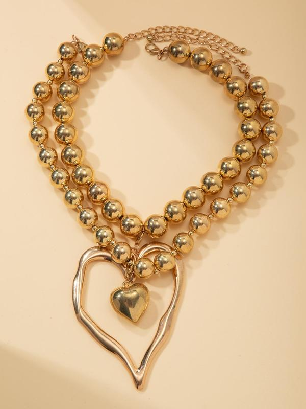 Heart Beaded Jewellery Set