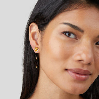 Wish Dandelion 18K Earrings