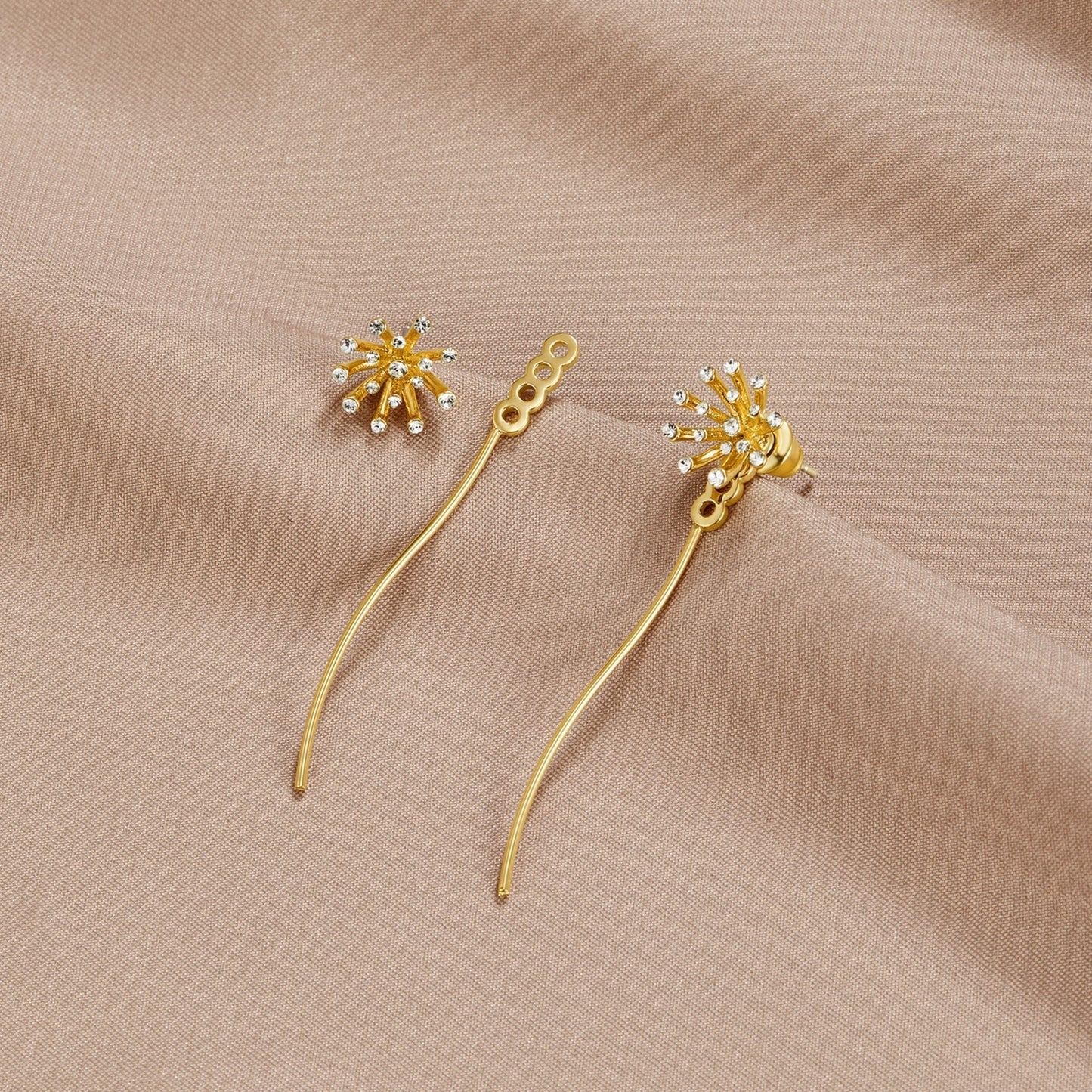 Wish Dandelion 18K Earrings