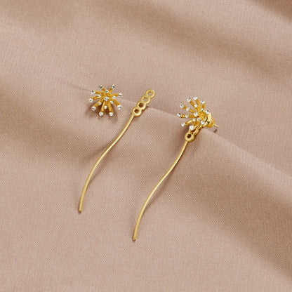 Wish Dandelion 18K Earrings