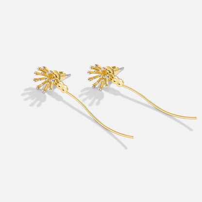 Wish Dandelion 18K Earrings
