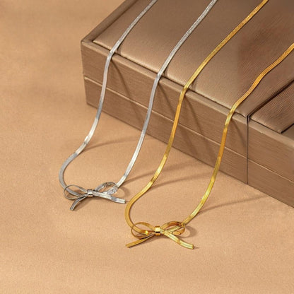 Romantic Bow Necklace