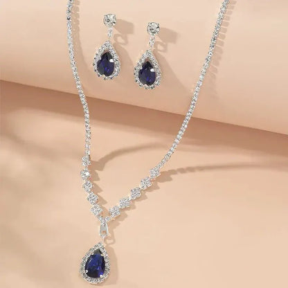 Blue Teardrop Jewellery